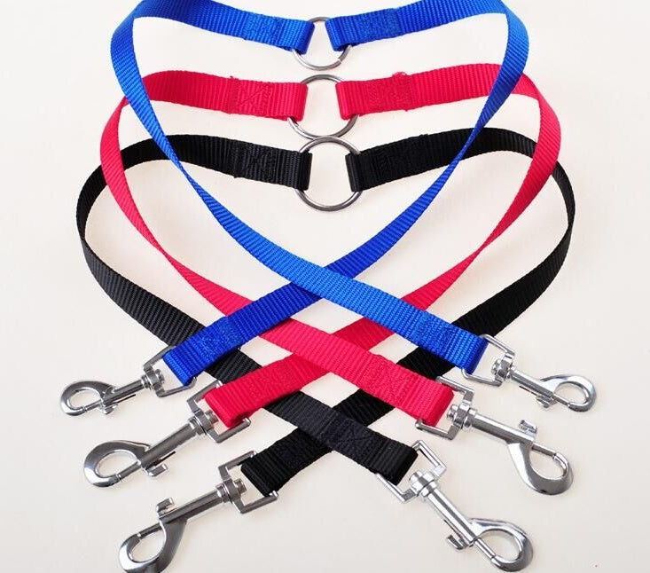 WALK 2 Two DOGS Leash COUPLER Double Twin Lead Walking Leash