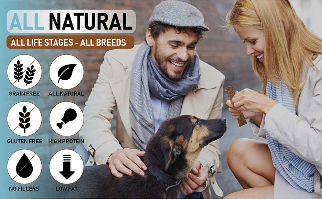 Delicious Premium Beef & Banana Dog Jerky Treats - 5 Oz | 100% Human Grade | High Protein | Grain Free & Soft!