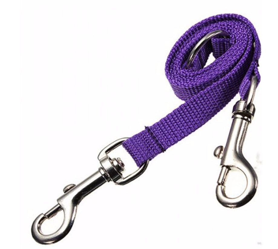 WALK 2 Two DOGS Leash COUPLER Double Twin Lead Walking Leash
