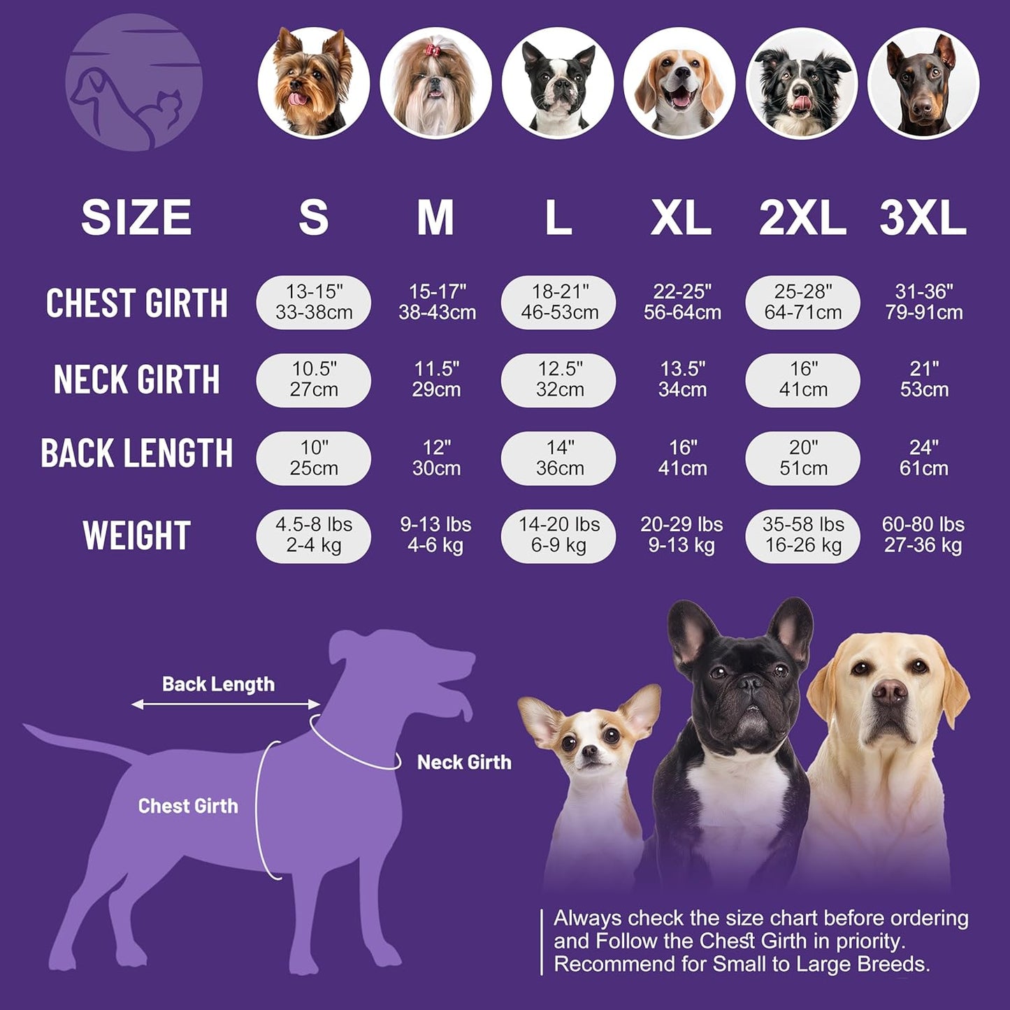 2 Pack Lightweight Dog Sweaters - Stretchy Fleece Vests with Reflective Stripes for Small Dogs in Grey & Red