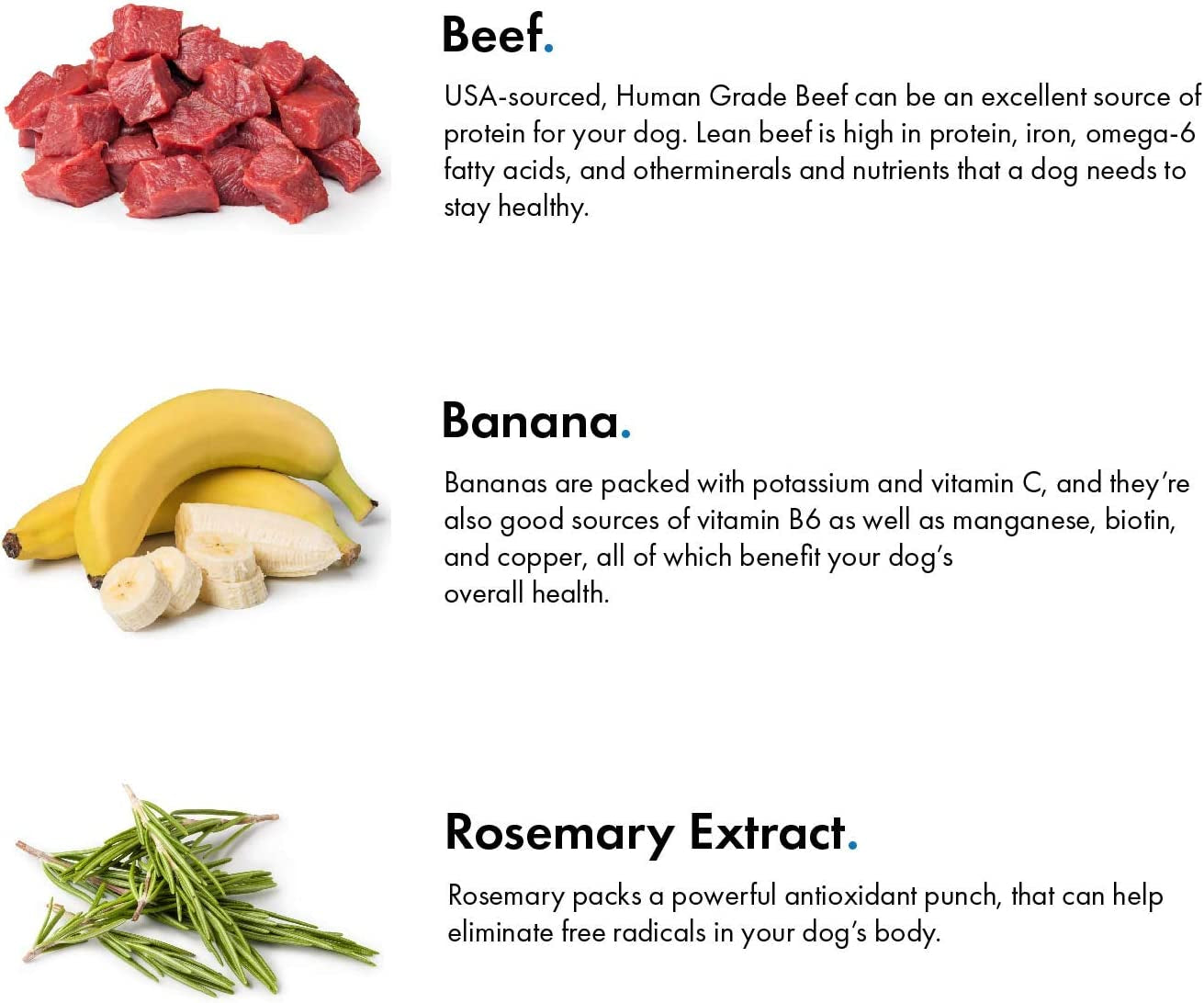 Delicious Premium Beef & Banana Dog Jerky Treats - 5 Oz | 100% Human Grade | High Protein | Grain Free & Soft!